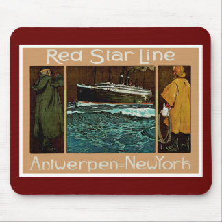 Alfombrilla De Ratón Red Star Line ~ Antwerpen-Nueva York