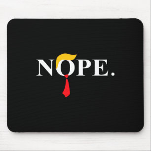 Alfombrilla De Ratón Red Tie Trump Wig Gracioso regalo contra Trump