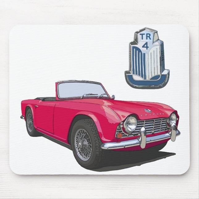 Alfombrilla De Ratón Red TR4 (Frente)