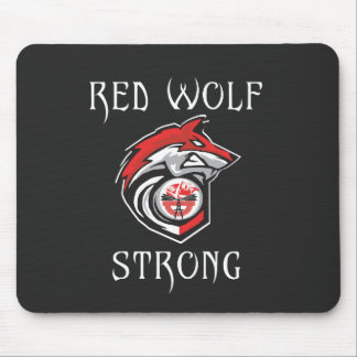 Alfombrilla De Ratón Red Wolf Strong