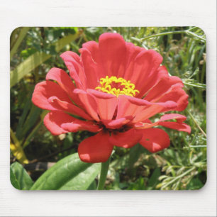 Alfombrilla De Ratón Red Zinnia Mousepad