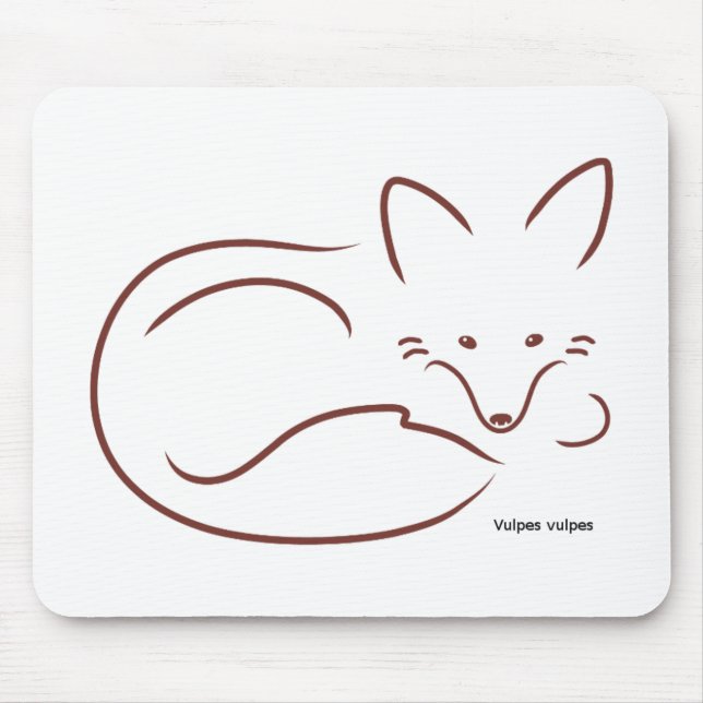 Alfombrilla De Ratón RedFox - modificado para requisitos particulares (Frente)