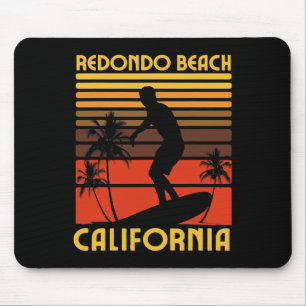 Alfombrilla De Ratón Redondo Beach California Surf Verano Vacaciones Vi
