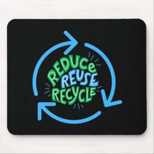 Alfombrilla De Ratón Reducir el entorno de reciclaje