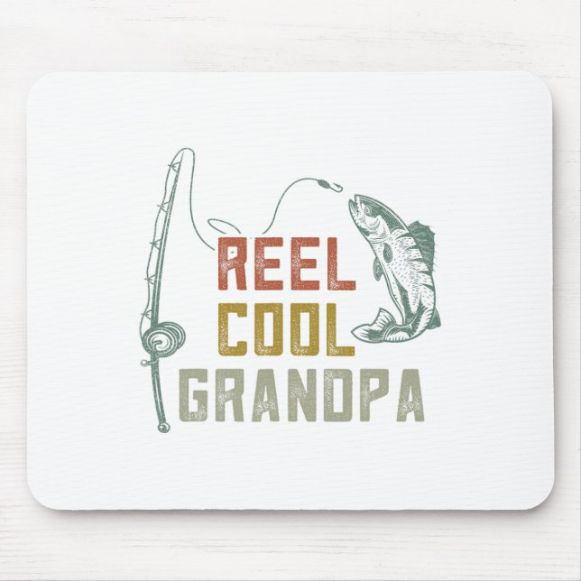 Alfombrilla De Ratón Reel Guay Grandpa Fishing S (Frente)