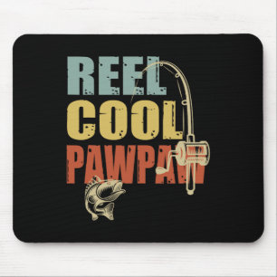 Alfombrilla De Ratón Reel Guay Pawpaw Funny Fisherman Vintage Fishing D