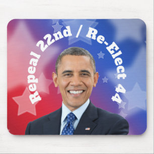 Alfombrilla De Ratón Reelegir al presidente Obama