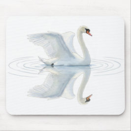 Alfombrilla De Ratón Reflejo del cisne