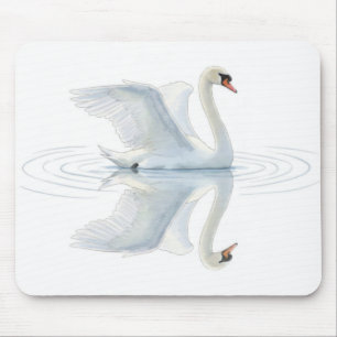 Alfombrilla De Ratón Reflejo del cisne
