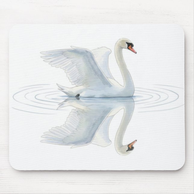 Alfombrilla De Ratón Reflejo del cisne (Frente)