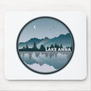 Alfombrilla De Ratón Reflexión sobre el lago Anna Virginia