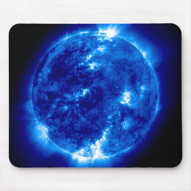 Alfombrilla De Ratón Reflexión UltraVioleta en Mousepad Azul (Frente)