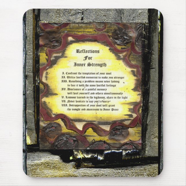 Alfombrilla De Ratón Reflexiones para la fuerza interior (Frente)