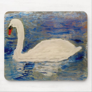 Alfombrilla De Ratón Reflexiones sobre el lago Swan