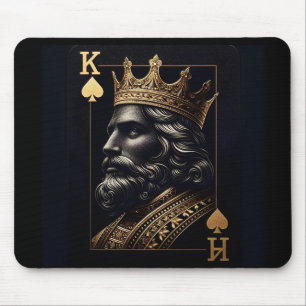 Alfombrilla De Ratón Regal Gold King de espadas Almohadilla del ratón -