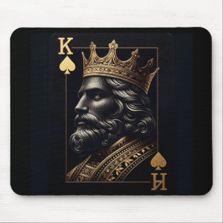 Alfombrilla De Ratón Regal Gold King de espadas Almohadilla del ratón -