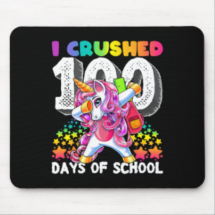 Alfombrilla De Ratón Regalé Unicornio Dabbing 100 Días De Escuela Aplas