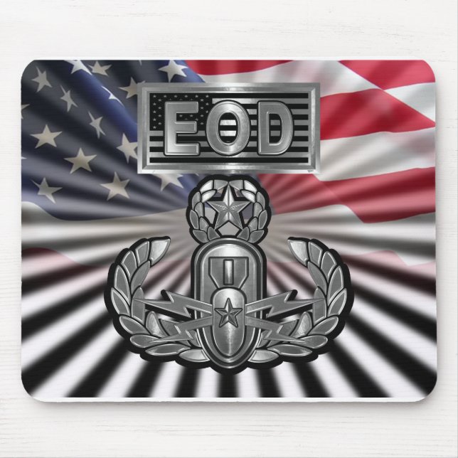 Alfombrilla De Ratón Regalo conmemorativo "EOD Master Blaster" (Frente)
