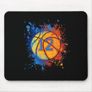 Alfombrilla De Ratón Regalo de baloncesto por 12 años para niño