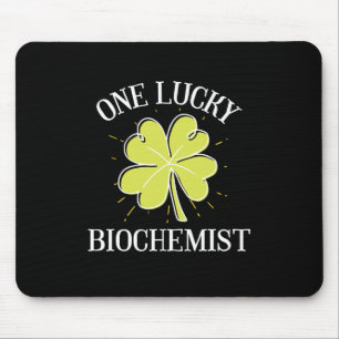 Alfombrilla De Ratón Regalo de bioquímica afortunado de San Patricio