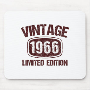 Alfombrilla De Ratón Regalo de cumpleaños número 60 Vintage 1966 para H