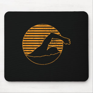 Alfombrilla De Ratón Regalo De Diseño De Natación Para El Amante