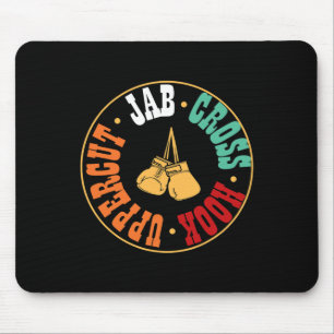Alfombrilla De Ratón Regalo de Entrenamiento de Kickboxing de Boxeador