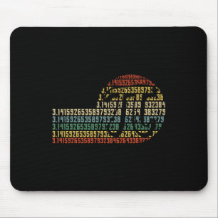 Alfombrilla De Ratón Regalo de estampado de ciencia de matemáticas Pi 3