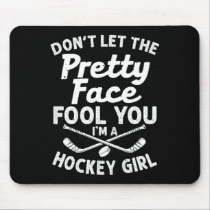 Alfombrilla De Ratón Regalo De Hockey De Chica Divertido Para Mujeres J