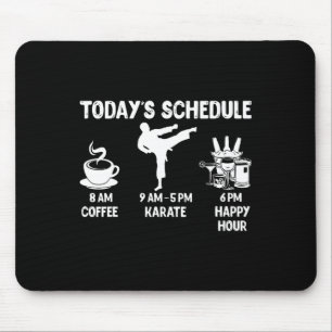 Alfombrilla De Ratón Regalo de horario de Karate de hoy - Gráfica diver
