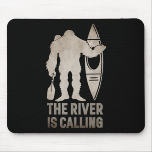 Alfombrilla De Ratón Regalo de kayak de río Bigfoot Sasquatch Camping C