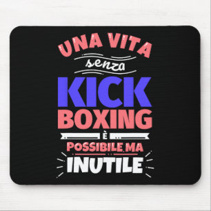 Alfombrilla De Ratón Regalo de Kickboxing Divertido Deportes Atléticos 
