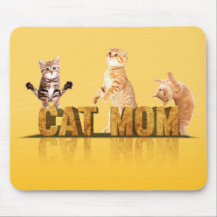 Alfombrilla De Ratón Regalo de mamá de gato Camisa de mamá para gato