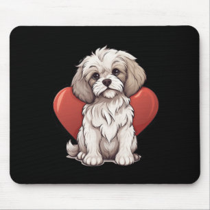Alfombrilla De Ratón Regalo de mamá y papá dueño de Cavachon Amante del