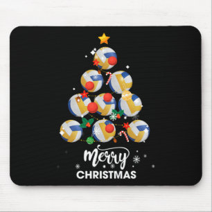Alfombrilla De Ratón Regalo de Navidad en árbol de voleibol para Navida