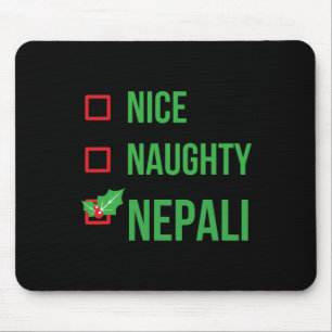 Alfombrilla De Ratón Regalo de Navidades nepalíes de Pajama graciosos