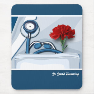 Alfombrilla De Ratón Regalo de nombre de Médica personalizado