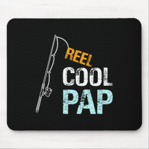 Alfombrilla De Ratón Regalo de Papá de Nieta Nieto Reel Cool Pap