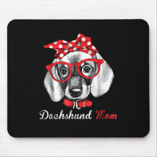 Alfombrilla De Ratón Regalo de perro Mami Dachshund Encantadora