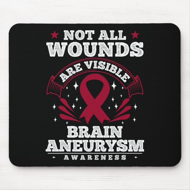 Alfombrilla De Ratón Regalo de sensibilización sobre el neuralismo cere (Frente)