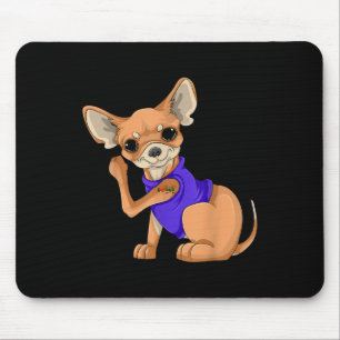 Alfombrilla De Ratón Regalo de tatuaje de perro Diseño animal Chihuahua
