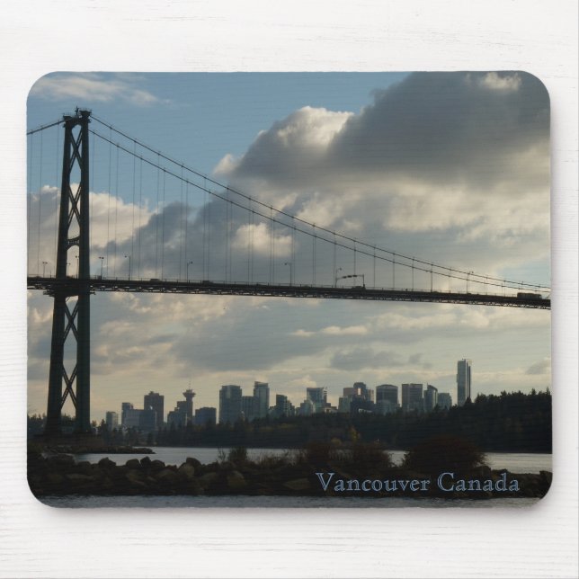 Alfombrilla De Ratón Regalo de Vancouver Canada Souvenir Mouse Pad Vanc (Frente)
