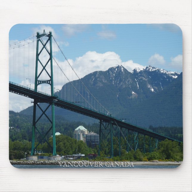 Alfombrilla De Ratón Regalo de Vancouver Canada Souvenir Mouse Pad Vanc (Frente)