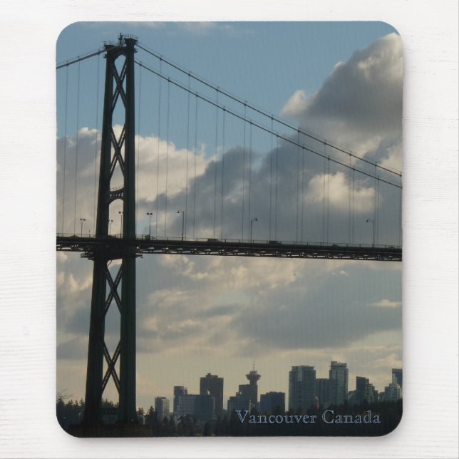 Alfombrilla De Ratón Regalo de Vancouver Canada Souvenir Mouse Pad Vanc (Frente)