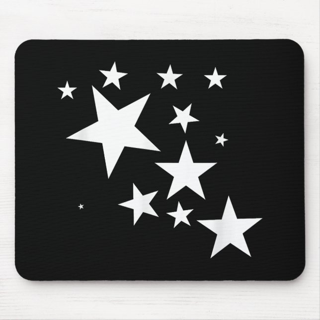 Alfombrilla De Ratón Regalo de vestuario de diseño de estrellas de estr (Frente)