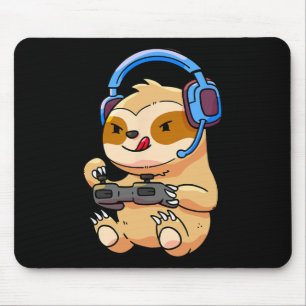 Alfombrilla De Ratón Regalo de videojuego de perezoso de juegos Perezos
