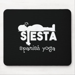 Alfombrilla De Ratón Regalo de yoga y divertida siesta española diverti