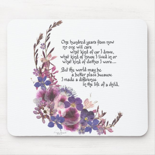 Alfombrilla De Ratón Regalo del aprecio del profesor (Frente)