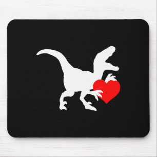Alfombrilla De Ratón Regalo del Día de San Valentín del Amor del Raptor