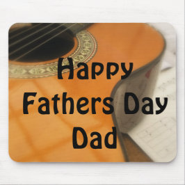 Alfombrilla De Ratón Regalo del Día del Padre para guitarra